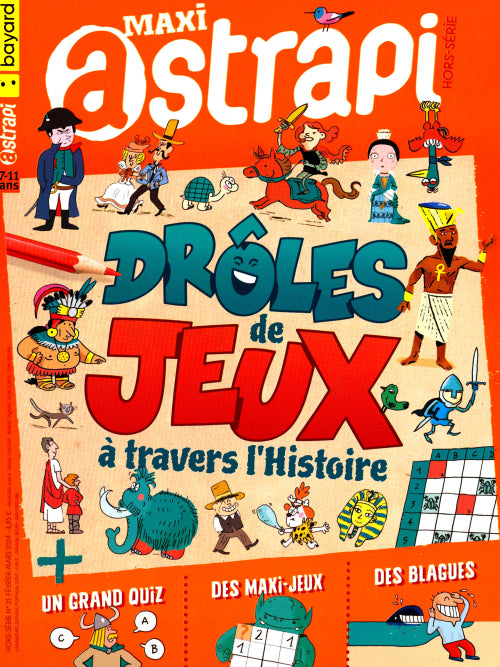 Hors-série ASTRAPI #21 - DRÔLES DE JEUX à travers l'histoire