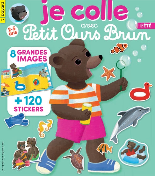 JE COLLE AVEC PETIT OURS BRUN NO3