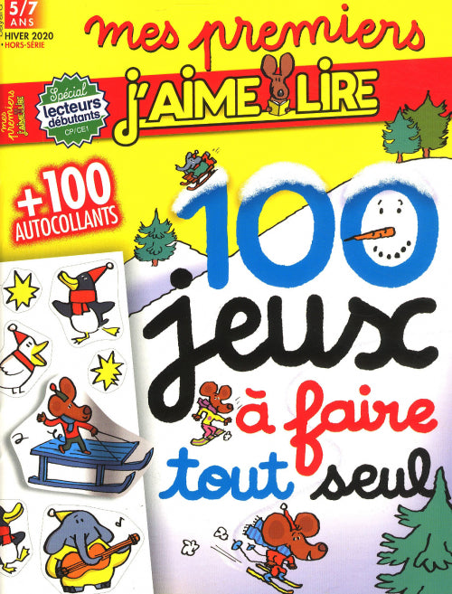 HS MES PREMIERS J'AIME LIRE JEUX #27- 100 JEUX