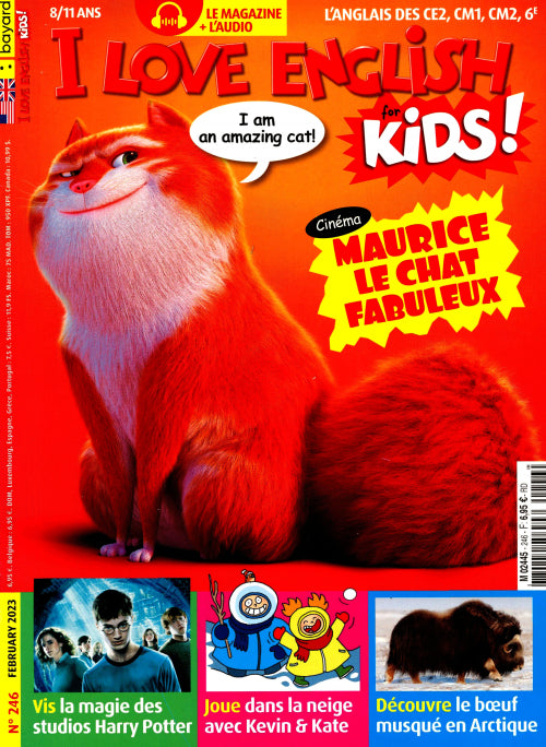 MAG I LOVE ENGLISH KIDS #246+CD- FÉVRIER 2023