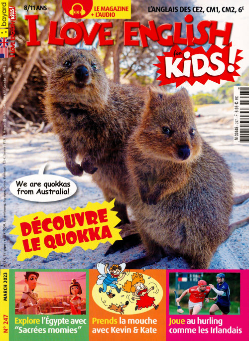 MAG I LOVE ENGLISH KIDS #247+CD- MARS 2023