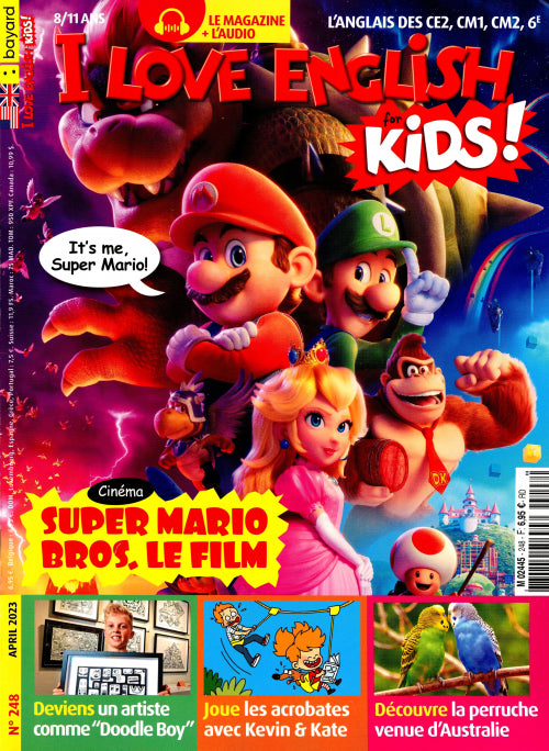 MAG I LOVE ENGLISH KIDS #248+CD- AVRIL 2023