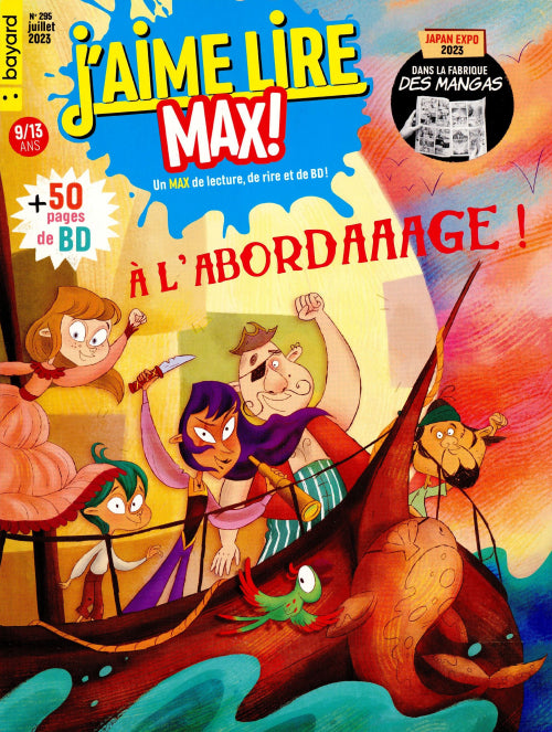 MAG j'AIME LIRE MAX #295- JUILLET 2023