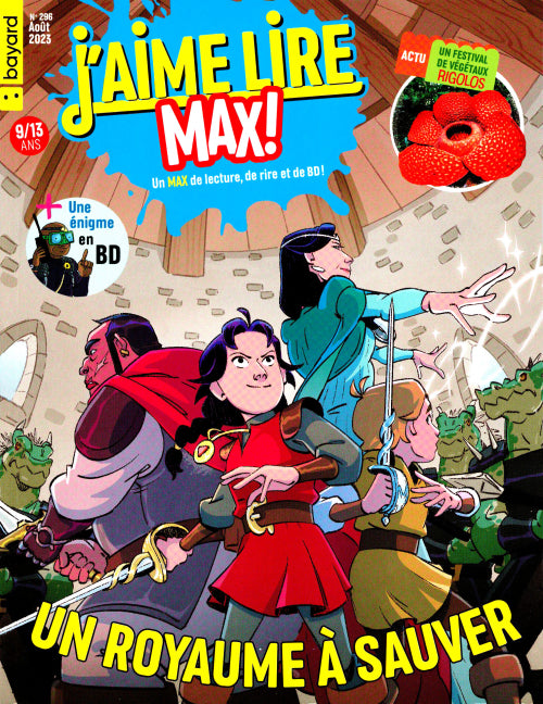 MAG j'AIME LIRE MAX #296- AOÛT 2023