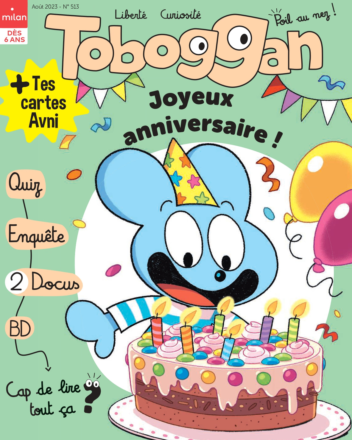 MAG TOBOGGAN #513-AOÛT 2023