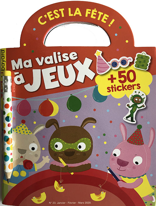 Ma valise à jeux : C'est la fête!