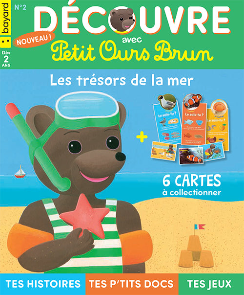 HORS-SÉRIE DÉCOUVRE AVEC PETIT OURS BRUN - NO2 LES TRÉSORS DE LA MER