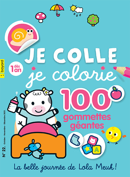 Je colle, je colorie no 22 - La belle journée de Lola Meuh!