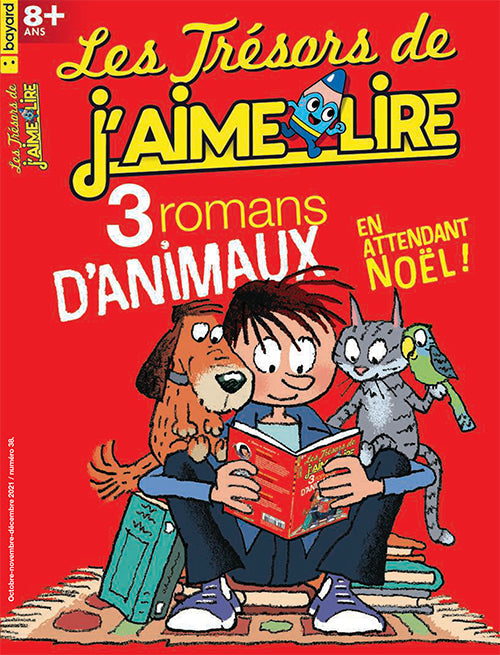 LES TRÉSORS DE J'AIME LIRE - 3 ROMANS D'ANIMAUX EN ATTENDANT NOEL