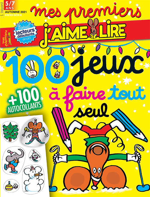 HORS-SÉRIE MES PREMIERS J'AIME LIRE NO34 - 100 JEUX À FAIRE TOUT SEUL