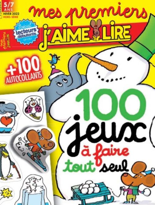 HORS-SÉRIE MES PREMIERS J'AIME LIRE NO35 - 100 JEUX À FAIRE TOUT SEUL