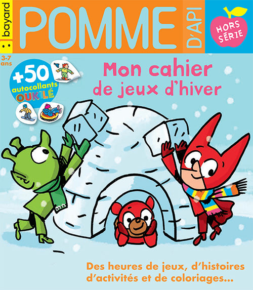 HORS SÉRIE: Mon petit cahier de jeux d'hiver NO45 - Pomme d'Api