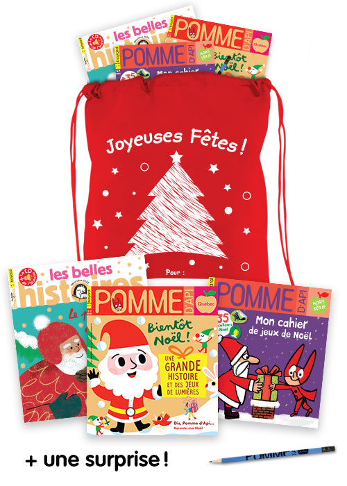 Sac à surprises de Noël - 3 à 7 ans
