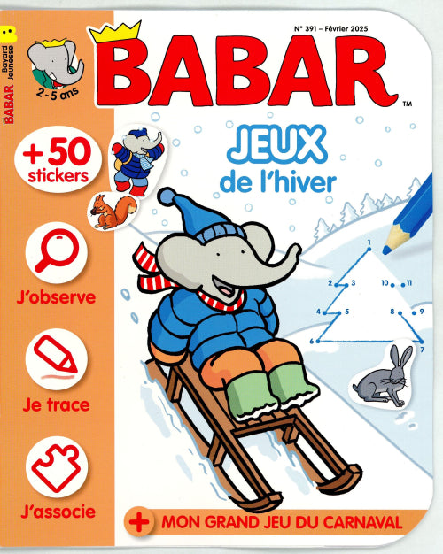 Babar Rgc BABAR #391 - FÉVRIER 2025 – Bayard jeunesse