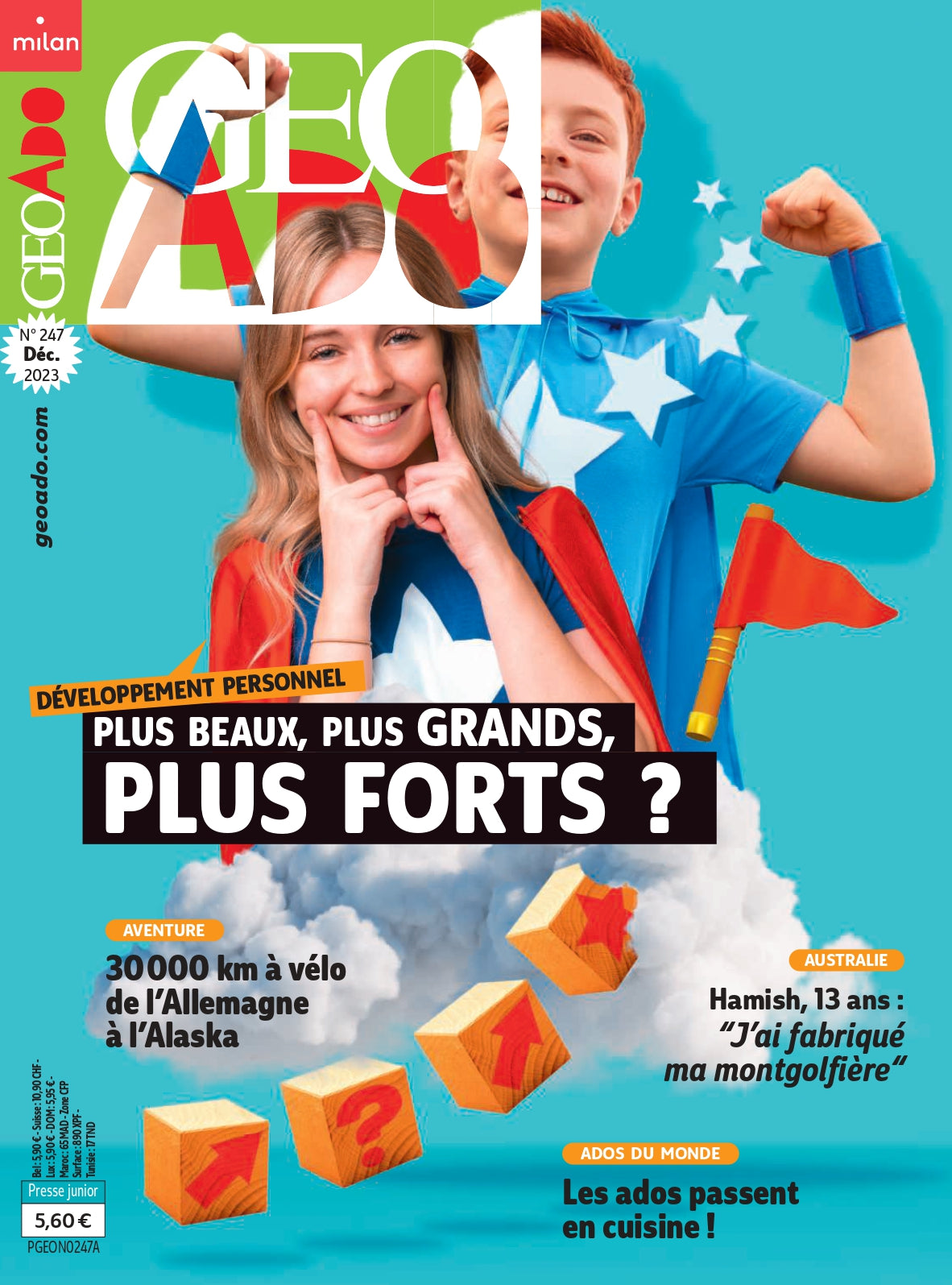 GÉO ADO 247 DÉCEMBRE 2023 Bayard jeunesse