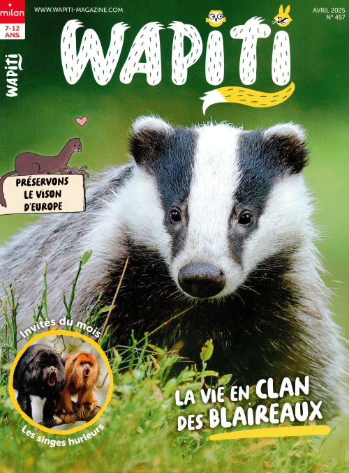 WAPITI #457 - AVRIL 2025