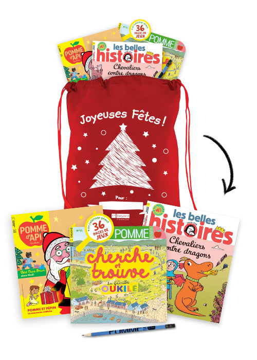 Sac à surprises de Noël - Pomme d'api