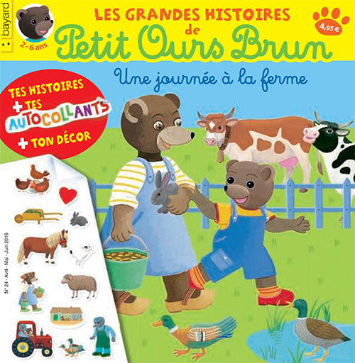 Les grandes histoires de Petit Ours Brun - À la ferme