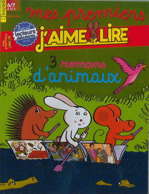 MES PREMIERS J'AIME LIRE - 3 ROMANS D'ANIMAUX