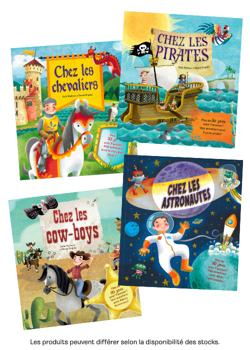 Assemblage de livres-jeux amusants
