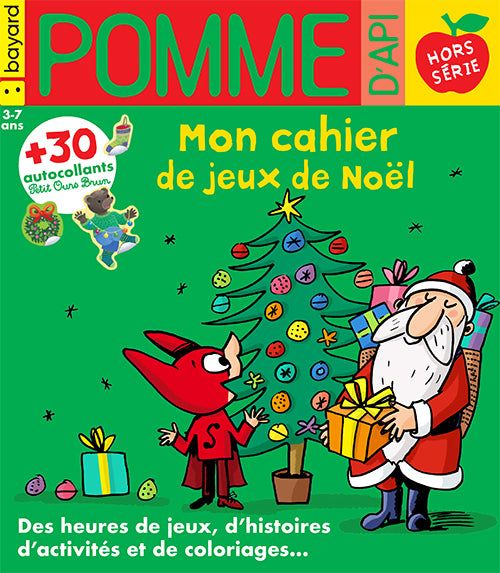 HORS SÉRIE: Mon cahier de jeux de Noël NO40 - Pomme d'Api
