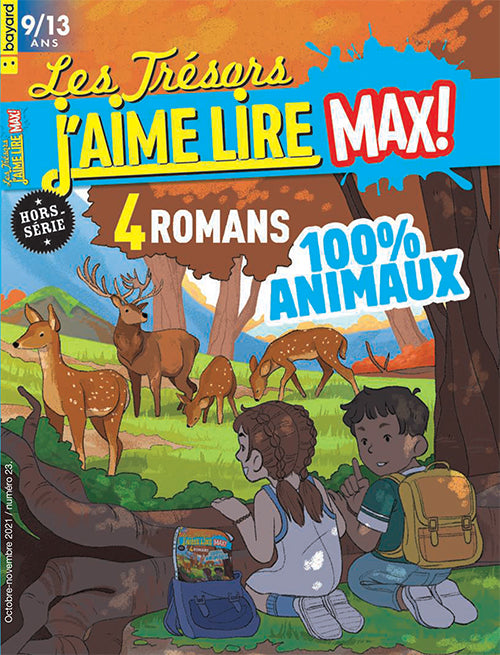 LES TRÉSORS J'AIME LIRE MAX NO23 - 4 romans 100% animaux