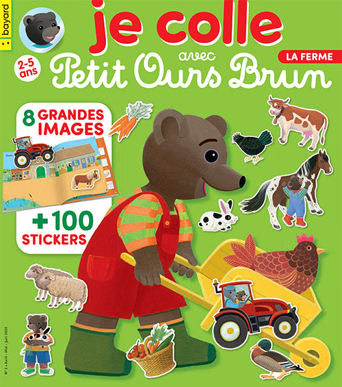 JE COLLE AVEC PETIT OURS BRUN NO2