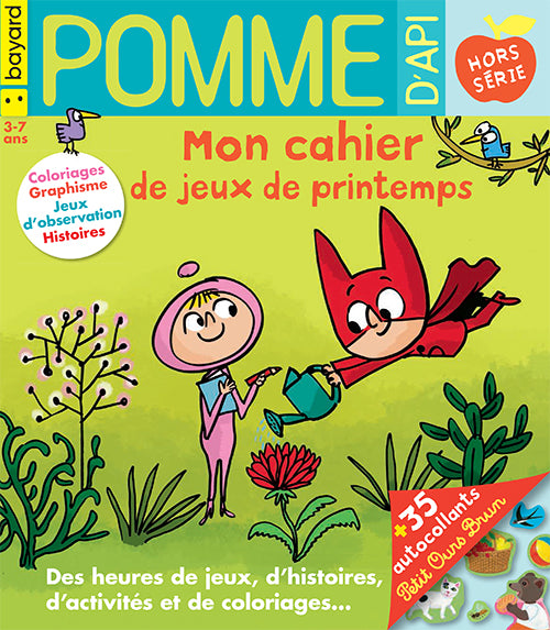 HORS SÉRIE: Mon cahier de jeux de printemps NO38 - Pomme d'Api