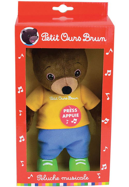 Peluche musicale Petit Ours Brun