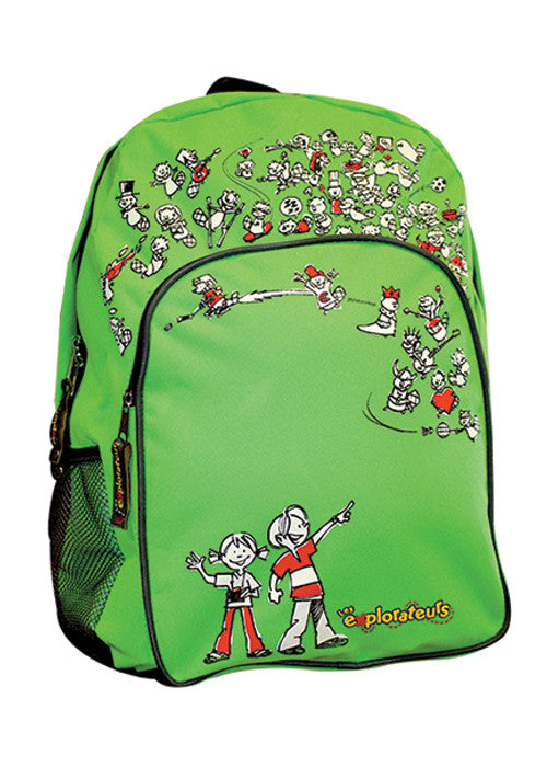 SAC À DOS VERT - LES EXPLORATEURS // promo exploboutique